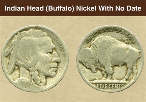 indian buffalo nickel with no date|undated buffalo nickels worth.